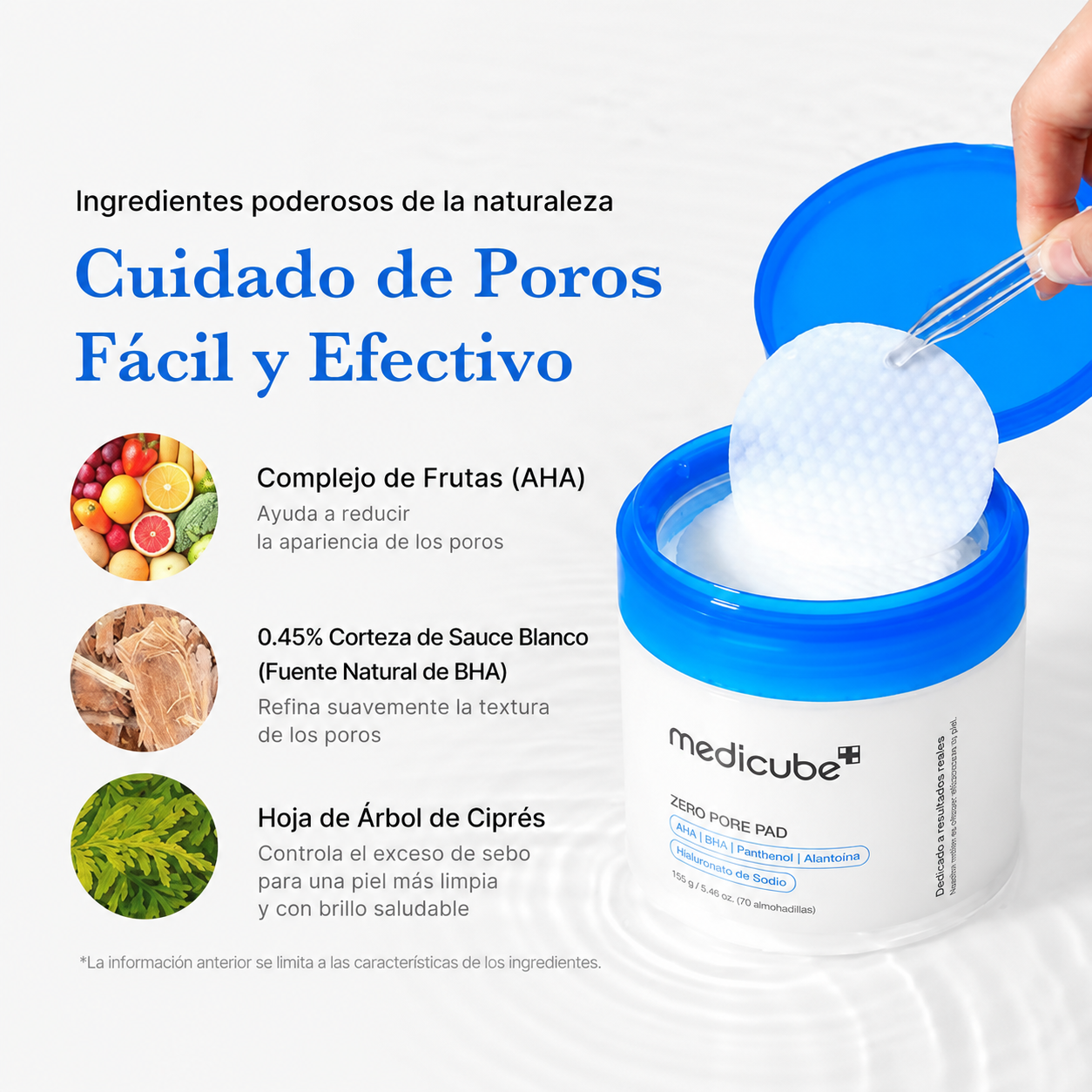 Medicube Almohadillas de tóner Zero Pore Pad 2.0